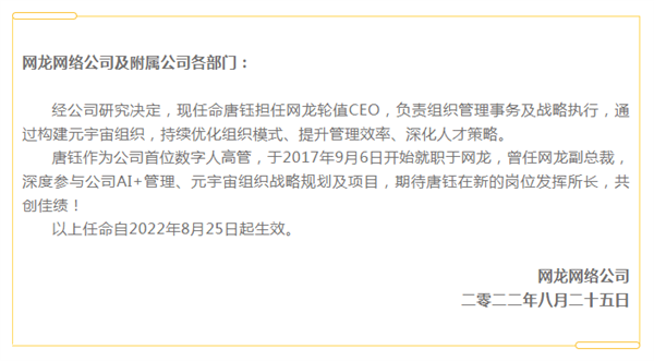 网龙公司任命国内首位虚拟人CEO